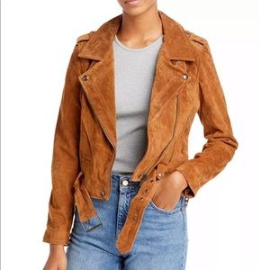 Blank NYC suede Moto jacket